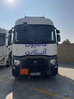 کشنده رنو T480 بی رنگ کارکرد ۸۴۰ هزار کیلومتر